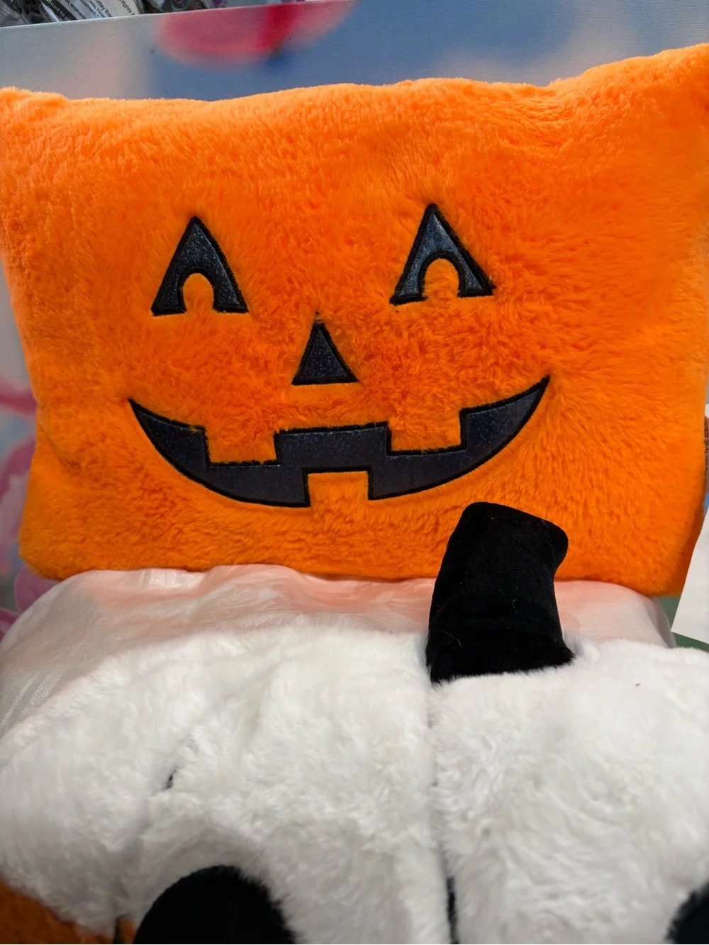 Plush Pumpkin Accent Pillows